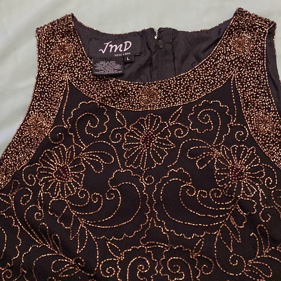 Vintage Beaded Sleeveless blouse with floral design Used in Good condition - Picture 13 of 13